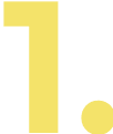 1 A green and yellow background with the number 1.