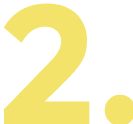 2 A green and yellow background with the number 1.