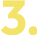 3 A green and yellow background with the number 1.